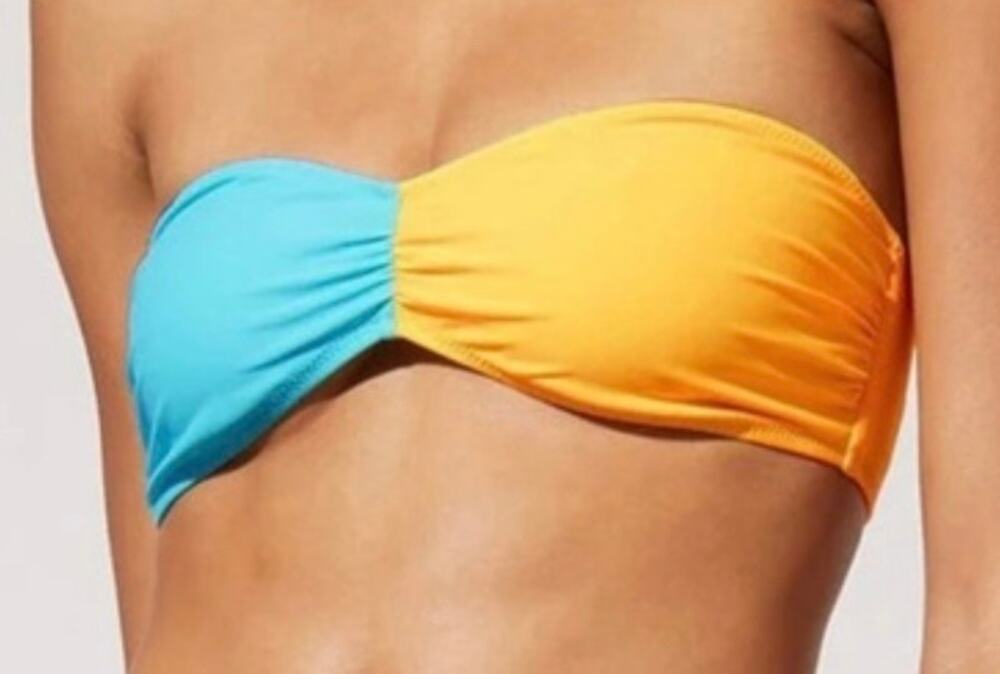 Solid & Striped Tati Colorblock Bikini Top XS NWT Free People